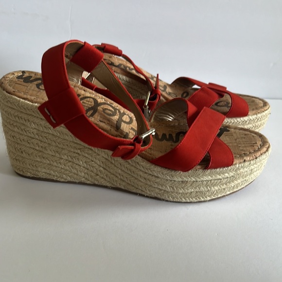 Size 12 Sam Endelman espadrille wedges - Picture 3 of 4